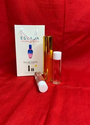 Міні-парфюм з феромонами жіночий escada island kiss 3х15 мл4 фото