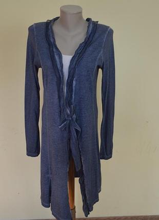 Гарний стильний легкий кардиган котонові