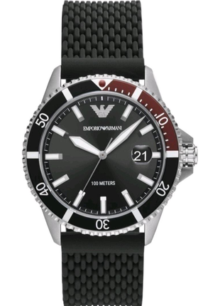 Чоловічий наручний годинник emporio armani ar11341 diver оригінал3 фото