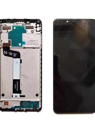 Xiaomi redmi note 5 дисплейний модуль з рамкою (екран тачскрін ра