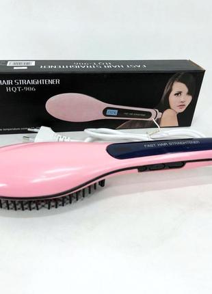 Гребінець випрямляч fast hair straightener, гофре плойка прасок для волосся, праска для вирівнювання3 фото