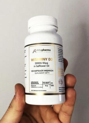 Вітаміни altopharma d3 2000 мо 50 мкг – 120 капс1 фото