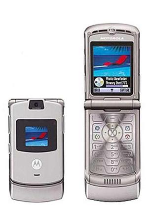 Раскладушка motorola razr v3i silver