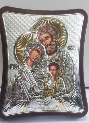 Греческая икона prince silvero  святое семейство 15х12,5 см ma/e1405/2x 15х12,5 см