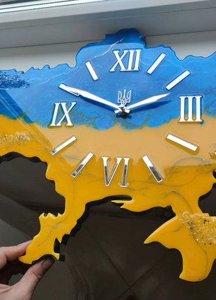 Годинник україна із епоксидної смоли