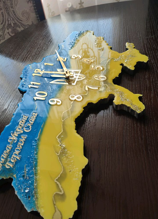 Годинник мапа україни