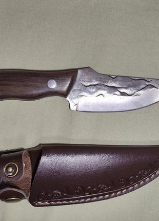 Нож для охоты, рыбалки, кемпинга, кованный нож, нож для выживания4 фото