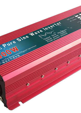 Інвертор автомобільний power inverter 12v-220v 3000w чистий синус