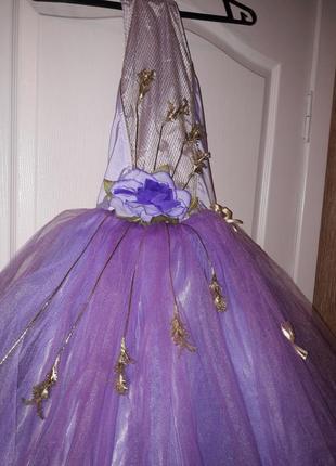 Пишна сукня з спідницею з фатину дівчинку 8-11 років2 фото