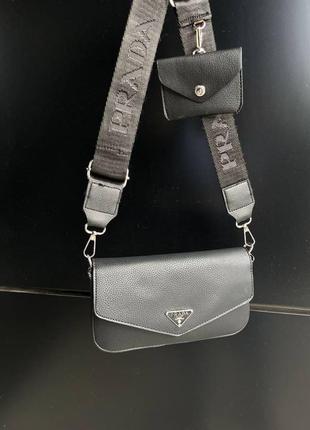 Жіноча сумка  prada feliciе black