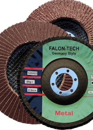 Коло пелюсток шліфувальний торцевий "falon-tech" клт 125 зерна...