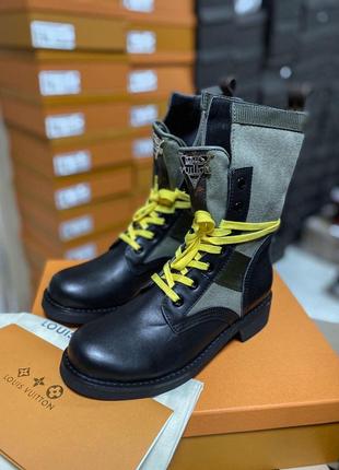 Высокие женские ботинки metropolis ranger boots из кожи1 фото