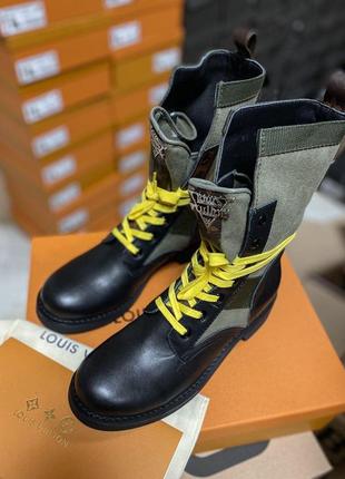 Высокие женские ботинки metropolis ranger boots из кожи5 фото