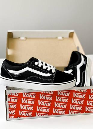 Кеди vans old skool black and white3 фото