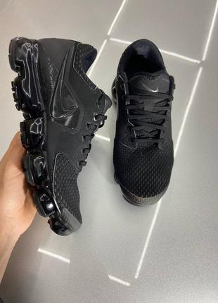 Кроссовки nike air vapormax чёрные р.38-38.5