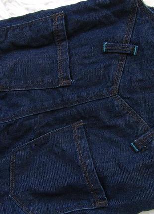 Стильный теплый джинсовый полукомбинезон petits4 фото