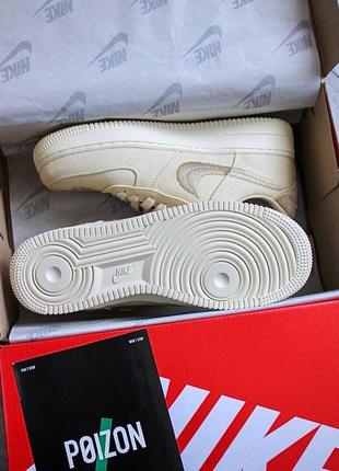 N*ke air force 1 low stussy fossil3 фото