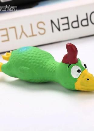 Игрушка писчалка для собак и кошек "koki" green