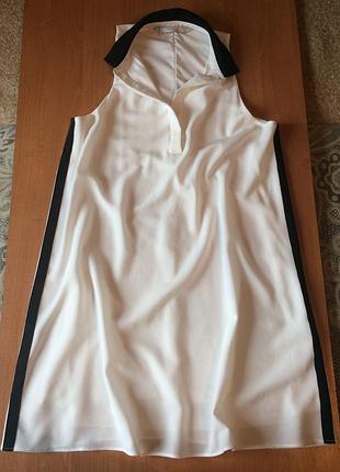 Сукня сорочка, безрукавка zara з лампасами