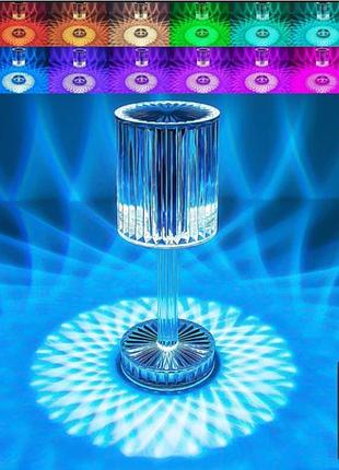 Настільна лампа-нічник vhg k4 з пультом  rgb нічник rose diamond table lamp