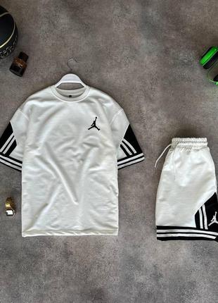 Чоловічі костюми шорти та футболка літні шорти та футболка шорти та футболка jordan комплект шорти та футболка6 фото