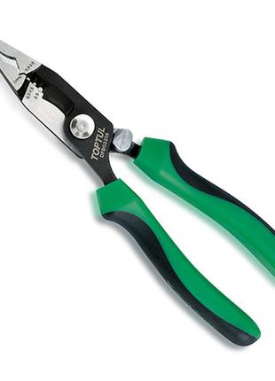 Плоскогубцы электрика многофункциональные 8" (200мм) toptul dfbg2208