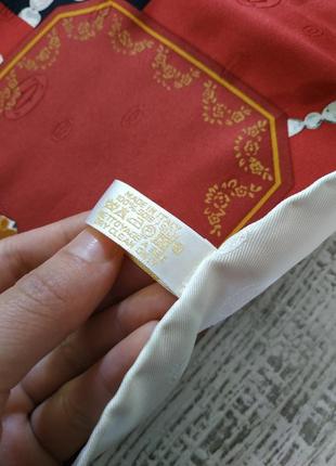 Роскошный шелковый платок cartier paris3 фото