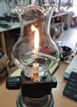 Лампа газова похідна насадка на цанговий балон os-606 для кемпінгу 8 г/год з алюмінієвого сплаву bf
