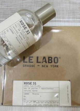 Le labo rose 31, объём 100 мл , оригинал ниша парфюм духи, новые3 фото