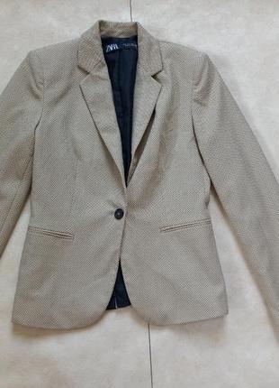 Брендовый пиджак жакет zara, 36 размер.