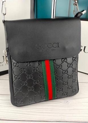 Мужская сумка в стиле gucci гуччи  турция5 фото