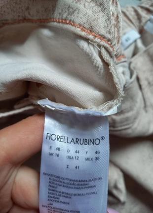 Брендовые джинсы скинни с высокой талией fiorella rubino, 16 pазмер.3 фото