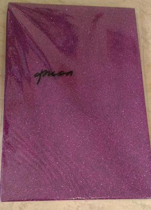 Фоамиран с глиттером 20*30 см толщина 2 мм фиолетовый