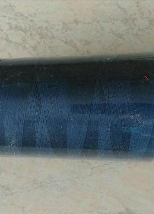 Нитки швейные №40 серо-синий полиэстер 4000 ярдов1 фото