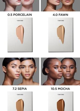 Тональный крем tom ford traceless soft matte foundation набор пробников тонального2 фото