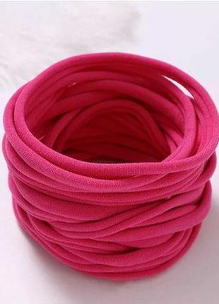 Повязка-резинка бесшовная one size малиновый