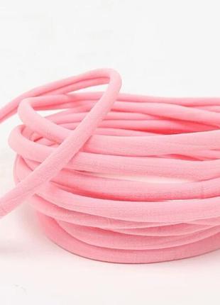 Повязка-резинка бесшовная one size рожева