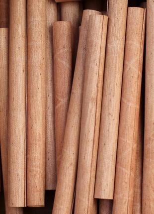 Дерев'яні гноти трубчастої форми висота ширина 120мм 15мм, гніт для свічок соєвих5 фото