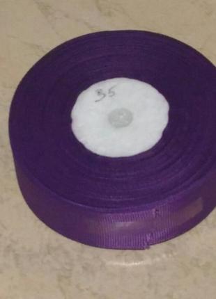 Репсовая лента фиолетовый № 35 шириной 2,5 см1 фото