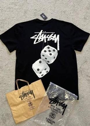 Шикарна футболка stussy🔥💥новинка 🔥унісекс