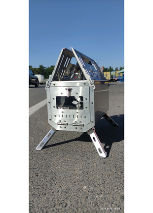 Печка в палатку! печь туристическая!!!