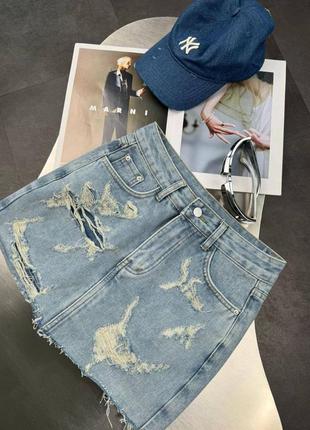Юбка джинсова 🔥🔥🔥1 фото