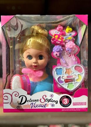 Лялька-манекен для зачісок deluxe styling head