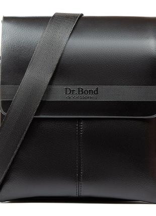 Сумка мужская планшет из шт.-кожи dr. bond 523-3 black2 фото