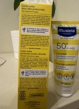 Mustela детский солнцезащитный лосьон для лица и тела с высокой степенью защиты4 фото