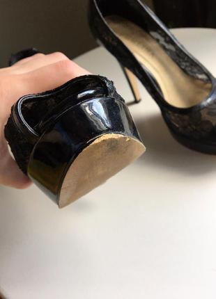 Туфлі мереживо шпилька відкритий носок сексуальні ferlisa5 фото