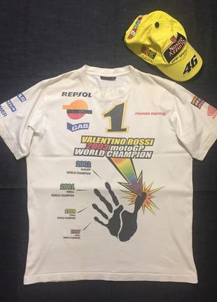 Винтажная футболка мерч valentino rossi
