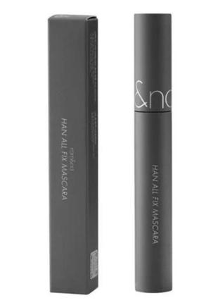 Туш для об'єму rom&nd han all fix mascara volume black v011 фото