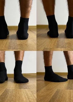 Рулон мужских носков 5 метров - 12 пар - черные8 фото
