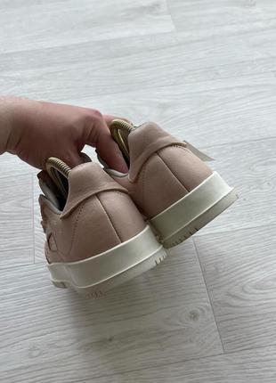 Шикарні кросівки adidas sc premiere leather shoes beige7 фото